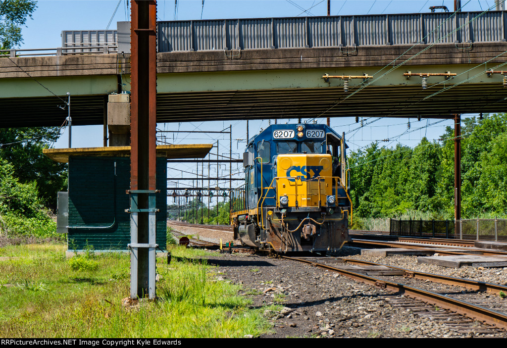 CSX GP40-2 #6207 on YPFJ-02